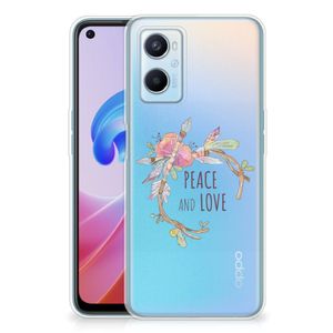 OPPO A96 | OPPO A76 Telefoonhoesje met Naam Boho Text