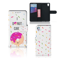 Sony Xperia X Book Cover Donut Roze
