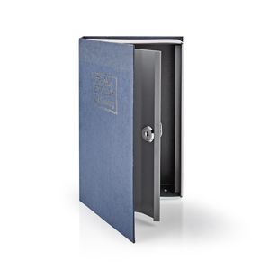 Nedis Kluis | Boekenkluis | Sleutelslot |1.6 l | Blauw / Zilver | 1 stuks - BOOKSEDM01BU BOOKSEDM01BU