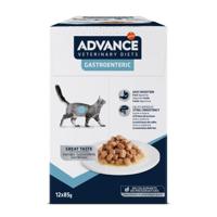 Advance Veterinary Diets Gastroenteric Natvoer voor katten: multipack 12 zakjes 85 g