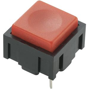 TRU COMPONENTS PBS-18B 701865 Druktoets 50 V DC/AC 0.025 A 1x uit/(aan) Moment 1 stuk(s)