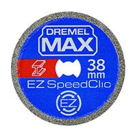 Dremel MAX snijschijf met hoog prestatievermogen (SC456DM) metaalsnijschijf met EZ SpeedClic-systeem, 38 mm, max levensduur
