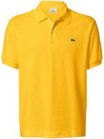 Poloshirt 100% katoen model L1212 Van Lacoste geel