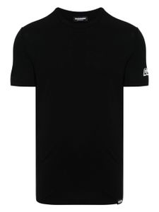 DSQUARED2 t-shirt à logo imprimé - Noir