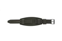 Horlogeband Fossil JR1418 Onderliggend Leder Grijs 20mm - thumbnail