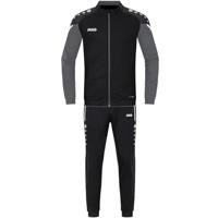 JAKO - Prestatietrainingspak Van Polyester, Uniseks-Kind, Zwart/Antra Licht, 140