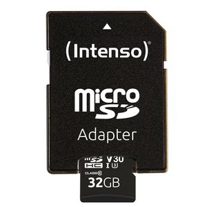 Intenso Professional microSDHC-kaart 32 GB Class 10, UHS-I Incl. SD-adapter