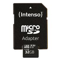 Intenso Professional microSDHC-kaart 32 GB Class 10, UHS-I Incl. SD-adapter - thumbnail