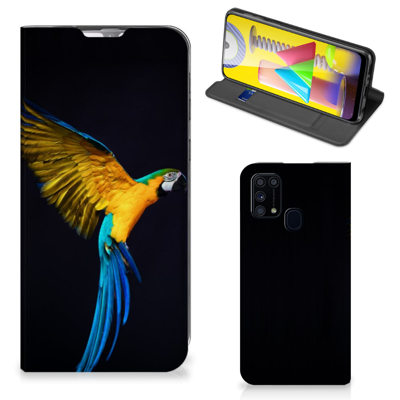 Samsung Galaxy M31 Hoesje maken Papegaai