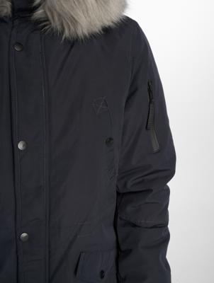 Sixth June / Parka Jersey in blauw Sixth June / Parka Jersey in blauw