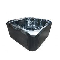 Badstuber Tahiti outdoor whirlpool 3 persoons parelgrijs - thumbnail