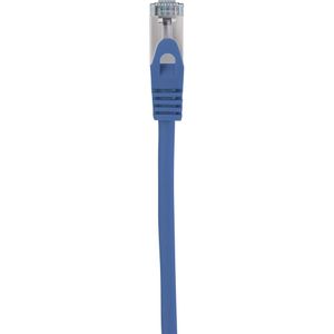 Renkforce RF-5043918 RJ45 Netwerkkabel, patchkabel CAT 6A S/FTP 10.00 m Blauw Snagless, Vlambestendig 1 stuk(s)