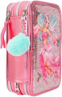 Top Model etui Fairy 13 x 20 cm polyester roze 45 delig Top Model etui Fairy 13 x 20 cm polyester roze 45 delig