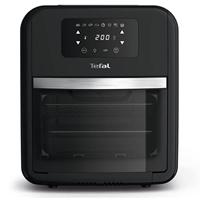 Tefal FW5018 Easy Fry Oven & Grill 9-in-1 Airfryer, 11 liter voor 6 porties, 7 accessoires, 8 programma's, online recepten, timer, gezond koken, snel en energiezuinig, zwart