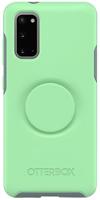 OtterBox Otter + Pop Symmetry Series - Achterzijde behuizing voor mobiele telefoon - polycarbonaat, synthetisch rubber - mint to be - voor Samsung Galaxy S20, S20 5G