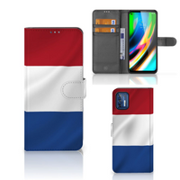 Motorola Moto G9 Plus Bookstyle Case Nederlandse Vlag - thumbnail