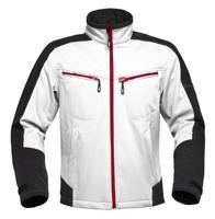 HaVeP 40145 werkjas (Kleur: grijs/wit, Maat: XS)