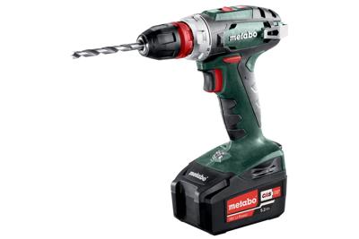 Metabo BS18 Quick 18V Boorschroefmachine 2 Li-Power Accu's 2,0Ah, Lader + 10mm Boorhouder - 602217950 Metabo BS18 Quick 18V Boorschroefmachine 2 Li-Power Accu's 2,0Ah, Lader + 10mm Boorhouder - 602217950