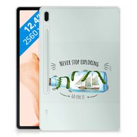 Samsung Galaxy Tab S7FE Tablet Back Cover Boho Bottle - thumbnail