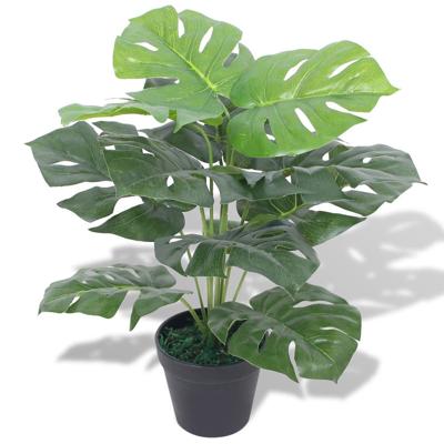 vidaXL Kunstplant met pot monstera 45 cm groen vidaXL Kunstplant met pot monstera 45 cm groen
