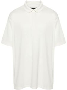 Y-3 piqué cotton polo shirt - Blanc