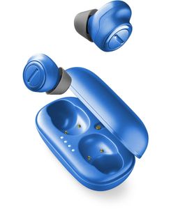 Cellularline BTPLUMETWSB hoofdtelefoon/headset True Wireless Stereo (TWS) In-ear Bluetooth Blauw