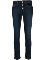 LIU JO jean skinny à boutons ornés de cristaux - Bleu