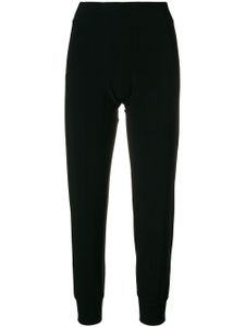 Norma Kamali cropped track pants - Noir