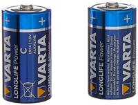 Varta Longlife Power 4914 batterijen (C, 1,5 V, alkaline, 2-delige blister)