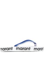 ISABEL MARANT tongs à logo imprimé - Bleu - thumbnail