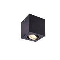 SLV Vierkante downlight Triledo GU10 8,5cm zwart 1002013 - thumbnail