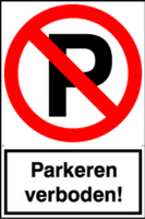 Parkeren verboden