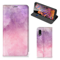 Bookcase Samsung Xcover Pro Pink Purple Paint - thumbnail