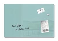 SIGEL GL153 Artverum Magnetisch Glasbord, aquamarijn, 60 x 40 cm, veiligheidsglas