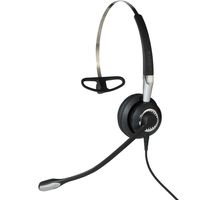 Jabra Biz 2400 II QD Mono NC 3-in-1 Wideband Headset Bedraad Neckband, oorhaak, Hoofdband Kantoor/callcenter Zwart, Zilver