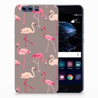 Huawei P10 Plus TPU Hoesje Flamingo - thumbnail