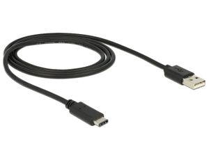 DeLOCK 83600 USB-kabel USB 2.0 1 m USB C USB A Zwart