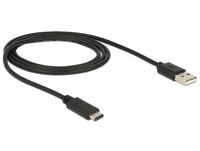 DeLOCK 83600 USB-kabel USB 2.0 1 m USB C USB A Zwart - thumbnail