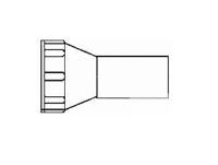 TE Connectivity 213933-1 Ronde connector kabeltule Serie (ronde connectors): CPC 1 stuk(s)