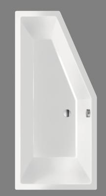 Xenz Society Compact Ligbad 180x80x44cm Links Klei