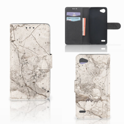 LG Q6 | LG Q6 Plus Bookcase Marmer Beige