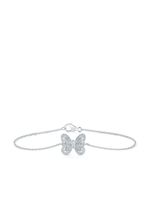 De Beers Jewellers bracelet Portrait of Nature Butterfly en or blanc 18ct pavé de diamants - Argent