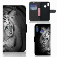 Huawei P Smart 2019 Telefoonhoesje met Pasjes Tijger