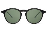 CWI zonnebril panto volledig omrand cat. 3 matzwart/groen