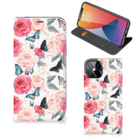 iPhone 12 Pro Max Smart Cover Butterfly Roses - thumbnail