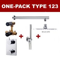 Wiesbaden one-pack inbouwthermostaatset type 123