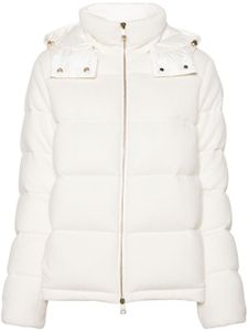 Moncler doudoune Arimi à patch logo - Blanc