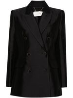 ZIMMERMANN blazer croisé Luminosity - Noir