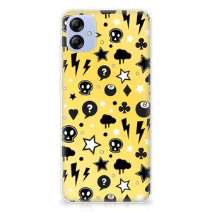 Silicone Back Case Samsung Galaxy A04e Punk Geel