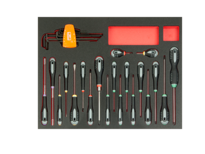 Bahco Foam 3/3 Schroevendraaiers 29-delig FF1A1006 Bahco Foam 3/3 Schroevendraaiers 29-delig FF1A1006